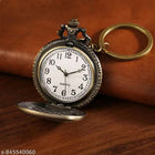 Vintage Titanic Style Pocket Watch Keychain – Antique Glass Charm