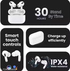 TWS Wireless Earbuds Bluetooth 5.3 with Touch Control & Noise Reduction
