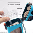 Square Water Bottle with Graduated Straw – BPA-Free Portable Sports Bottle